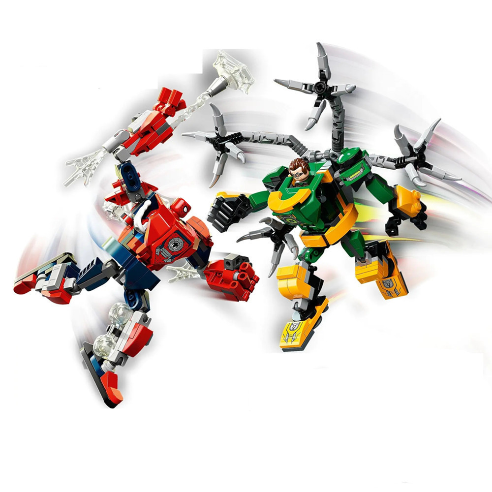 Model Kit Vs Figure - Superbohaterowie Spider-Man kontra Doktor Octopus: Figurki,