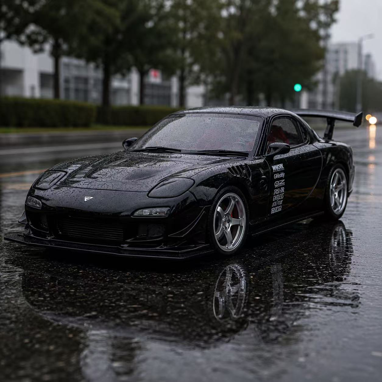 Model Kit Mustang - Model samochodu Mazda RX7 z odlewu