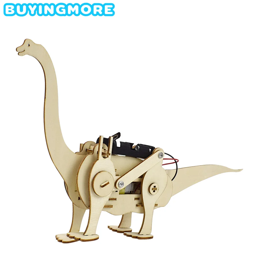Model Kit Dinosaur - Zestaw do samodzielnego montażu Brachiosaurody, elektryczne
