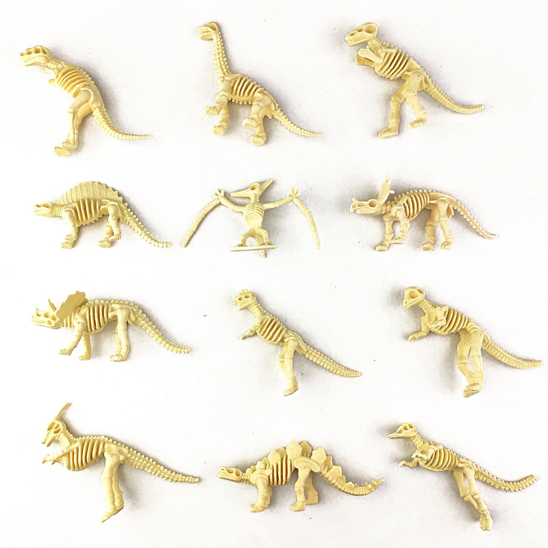 Model Kit Dinosaur - 12 sztuk/zestaw Model Szkieletu Dinozaurów z