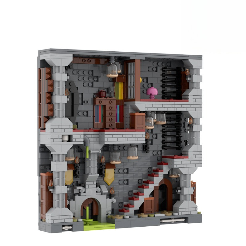 Model Kit Chemistry - Zestaw klocków MOC Fantasy Castle -