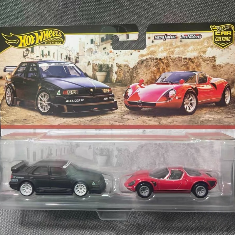 Model Kit Alfa Romeo - Oryginalny zestaw Hot Wheels Car Culture