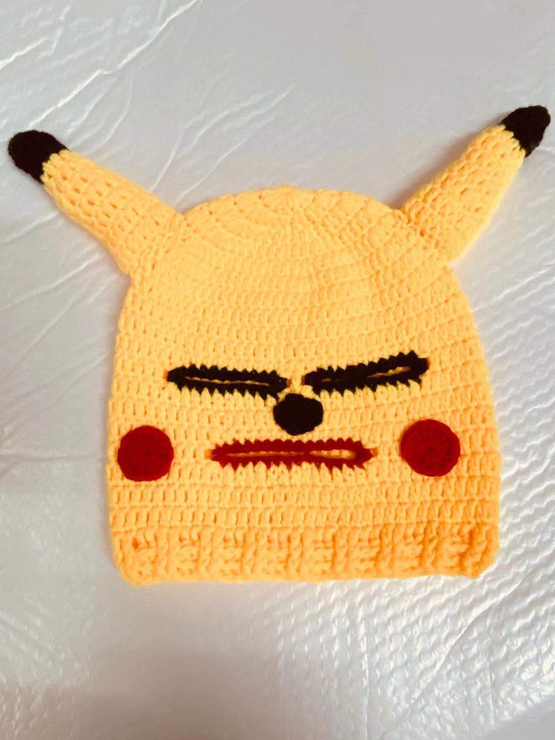 Model Kit Pokemon - Kreskówka Kawaii Pikachu nakrycie głowy zabawna