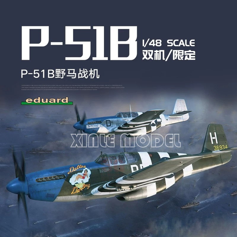 Model Kit Mustang - Eduard Plastikowy Model Samolotu do Składania