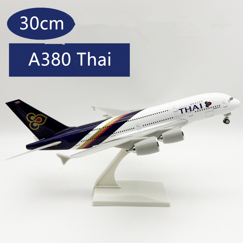 Model Kit Airplane - Model samolotu tajskiego A380 w skali
