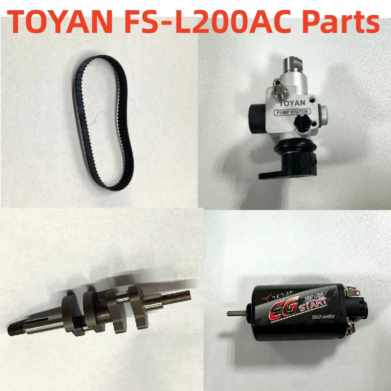 Model Kit Engine - Części do modeli silników dwucylindrowych TOYAN