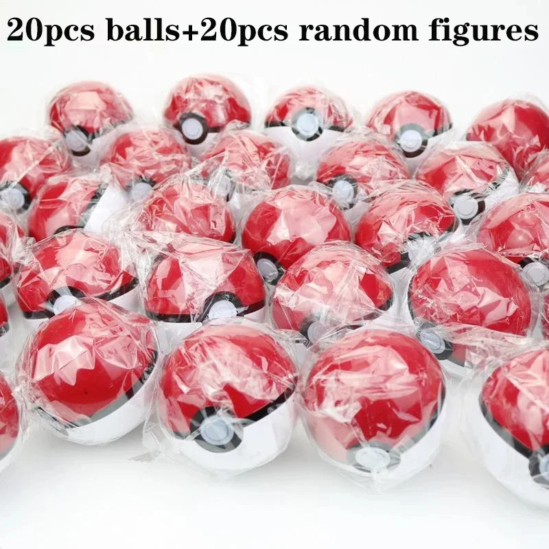 Model Kit Pokemon - 20/szt Pokemon PokBalls Action & Toy