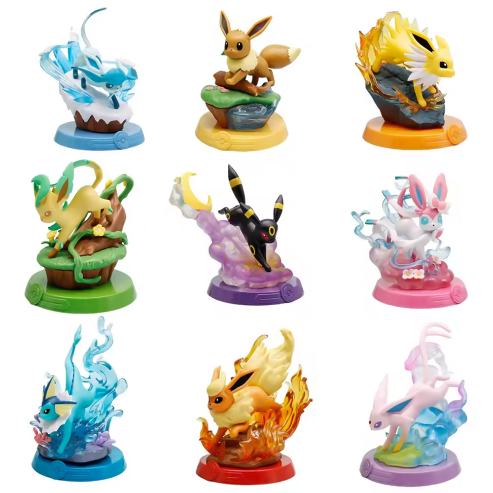Model Kit Pokemon - Anime Pokemon Funism Adventure Eevee Family