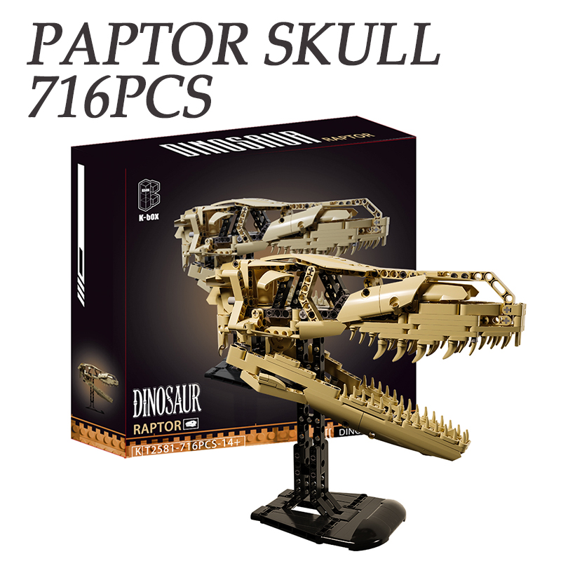 Model Kit Dinosaur - 716 Elementów Zestaw Klocków do Składania