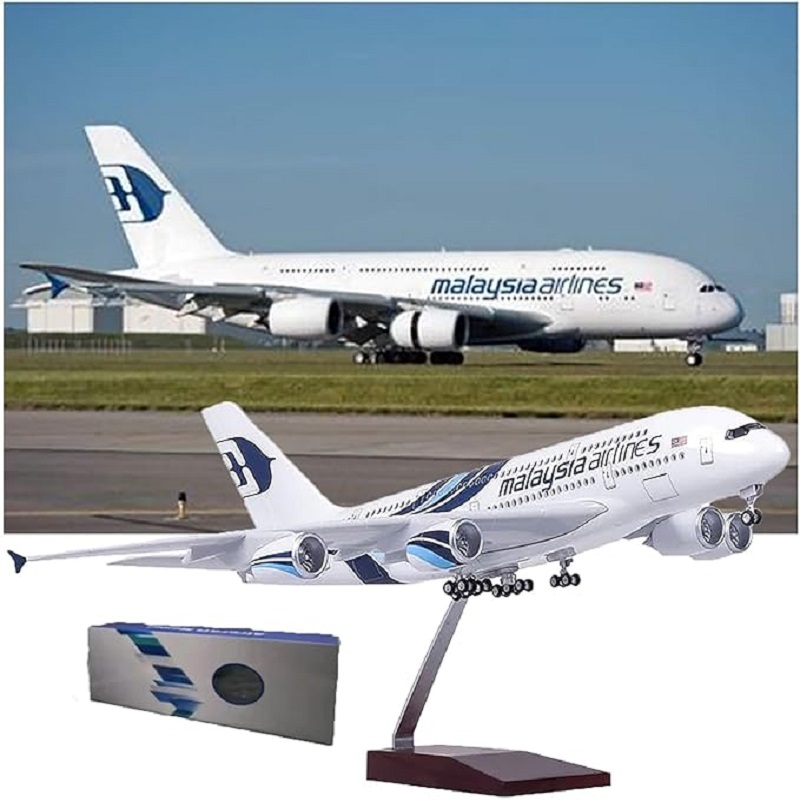 Model Kit Simulator - Model samolotu Malaysia Airlines A380 w