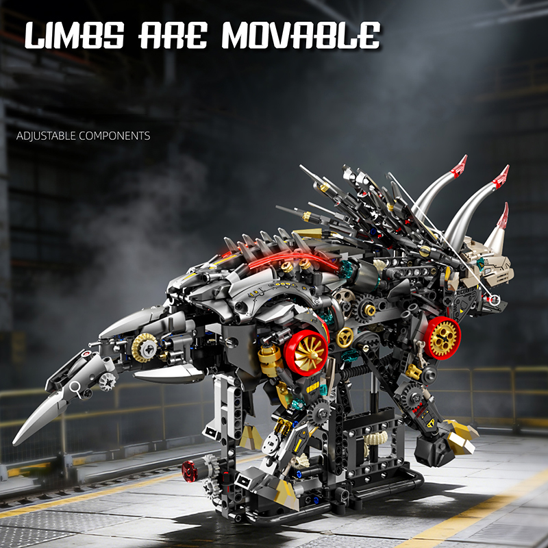Mechaniczny Triceratops - Zest – Model Kit Dinosaur recenzja i cena