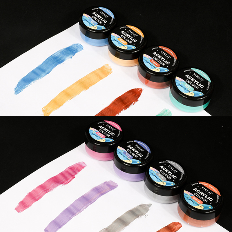 Zestaw 30 ml 8-kolorowych meta – Metallic Paint Set recenzja i cena