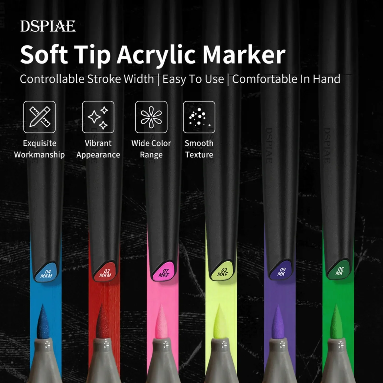 DSPIAE Zestaw markerów na bazi – Metallic Paint Set recenzja i cena