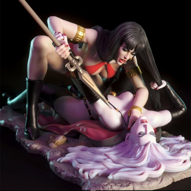 1/24 Vampirella w skali kontra – Model Kit Vs Figure recenzja i cena