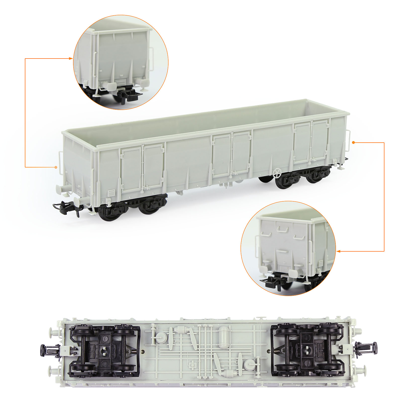 Evemodel 1 szt. Skala HO 1:87  – Model Kit Lugia recenzja i cena