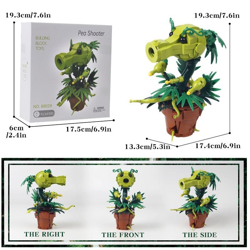 Klocki konstrukcyjne Plants vs – Model Kit Vs Figure recenzja i cena