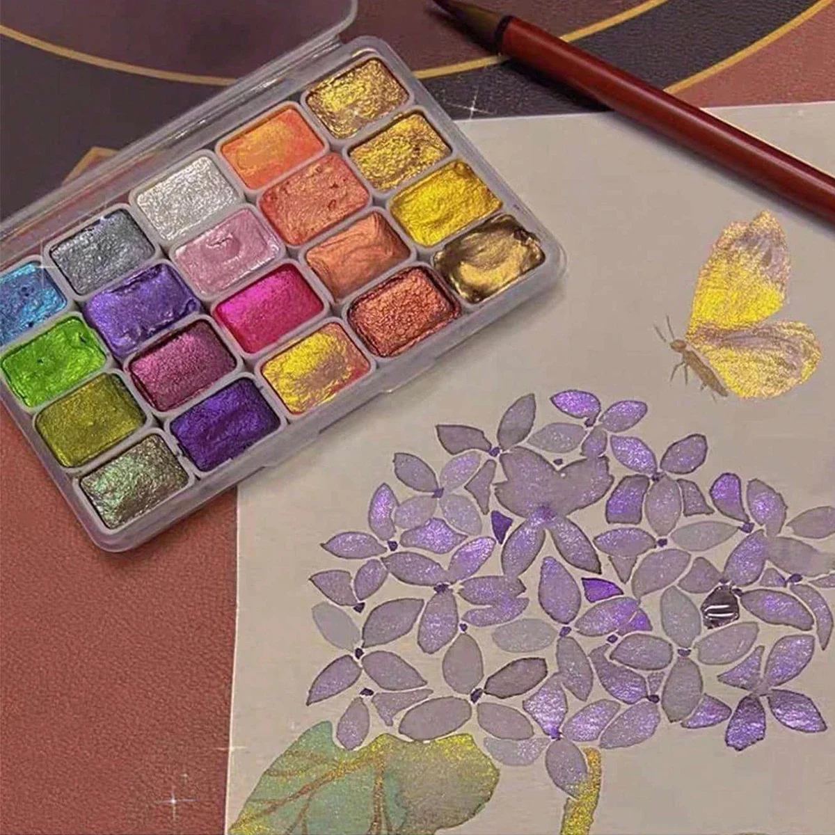 10/20 kolorów perłowy zestaw f – Metallic Paint Set recenzja i cena