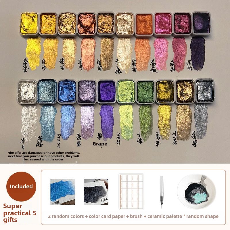 10/20 kolorów perłowy zestaw f – Metallic Paint Set recenzja i cena