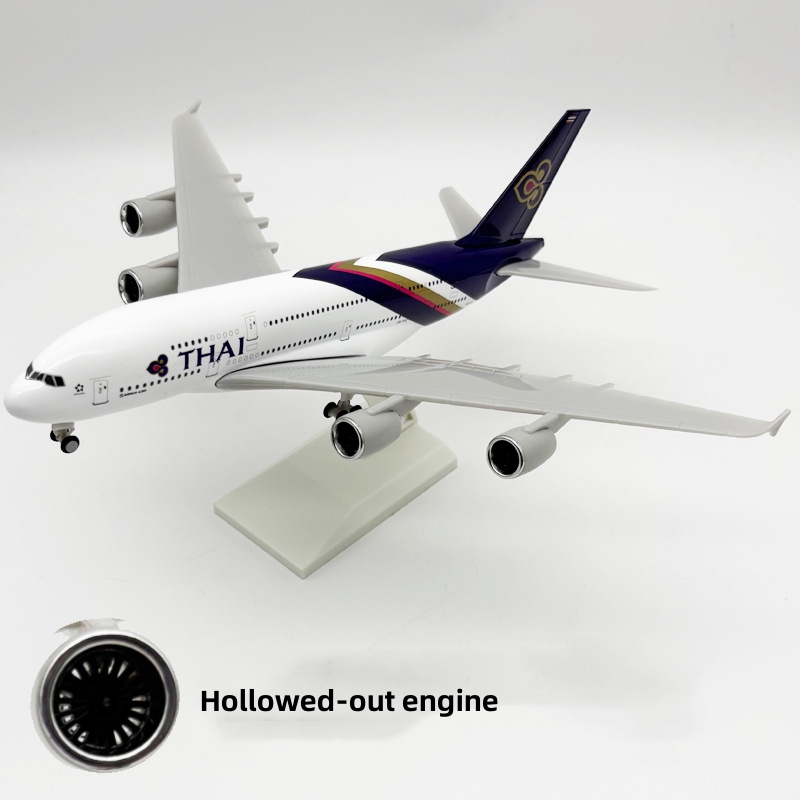 Model samolotu tajskiego A380  – Model Kit Airplane recenzja i cena