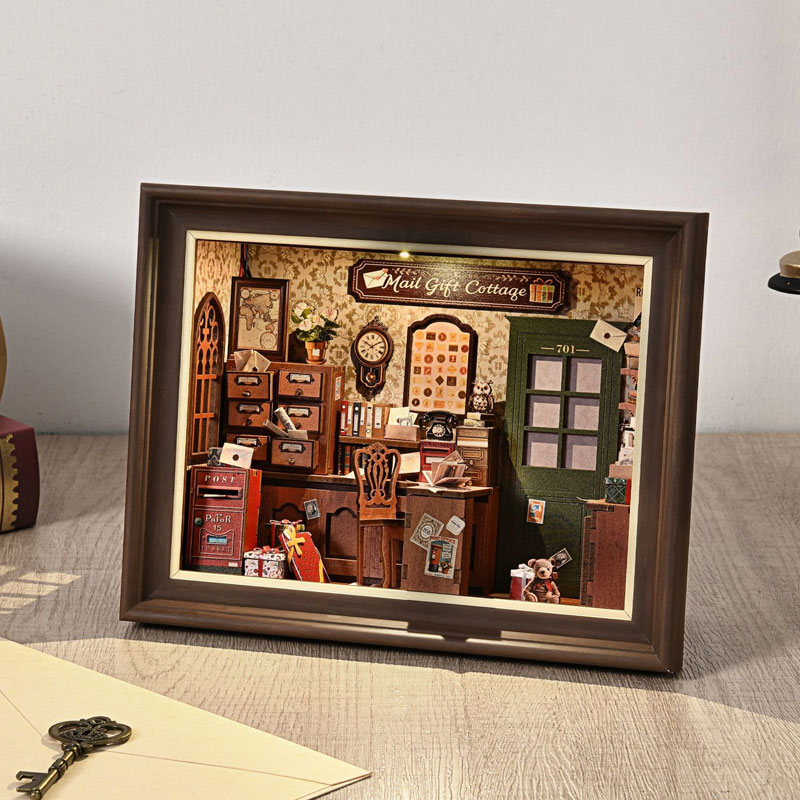 Zestaw Book Nook Vintage z Ośw – Model Kit History recenzja i cena