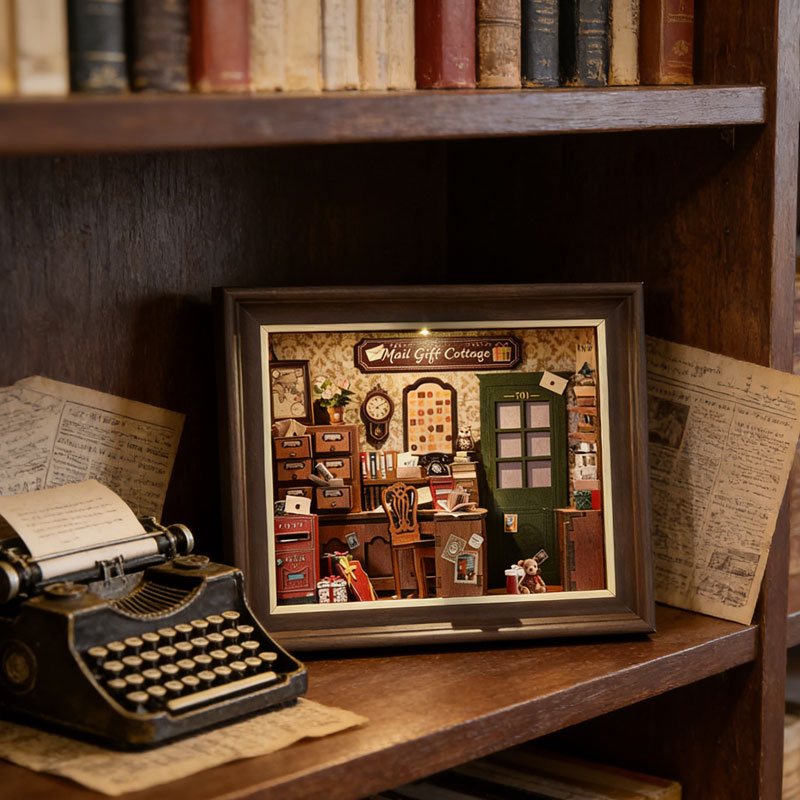 Zestaw Book Nook Vintage z Ośw – Model Kit History recenzja i cena