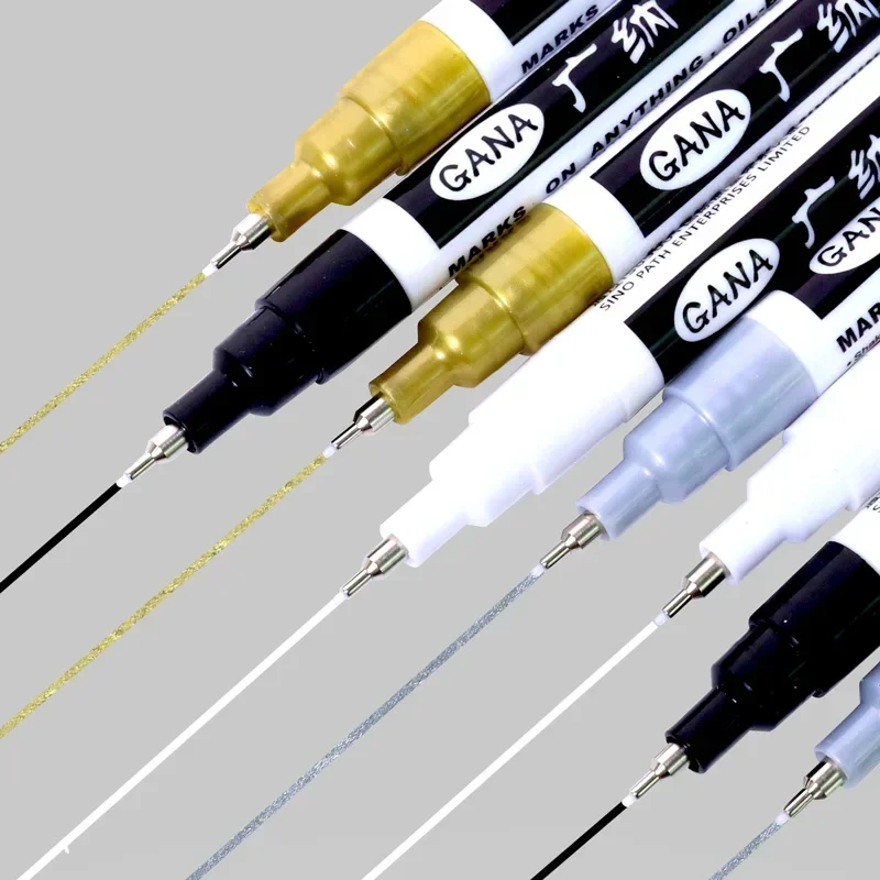 4 szt./zestaw Markerów Olejowy – Metallic Paint Set recenzja i cena
