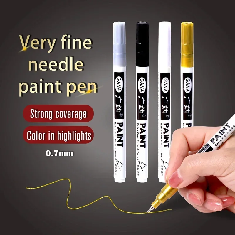 4 szt./zestaw Markerów Olejowy – Metallic Paint Set recenzja i cena