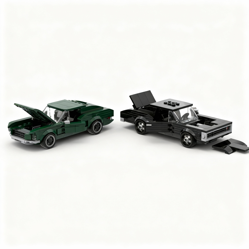 583 ELEMENTY MOC City Champion – Model Kit Mustang recenzja i cena