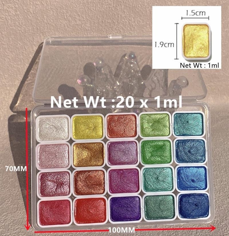Farby Perłowe Przenośny Zestaw – Metallic Paint Set recenzja i cena