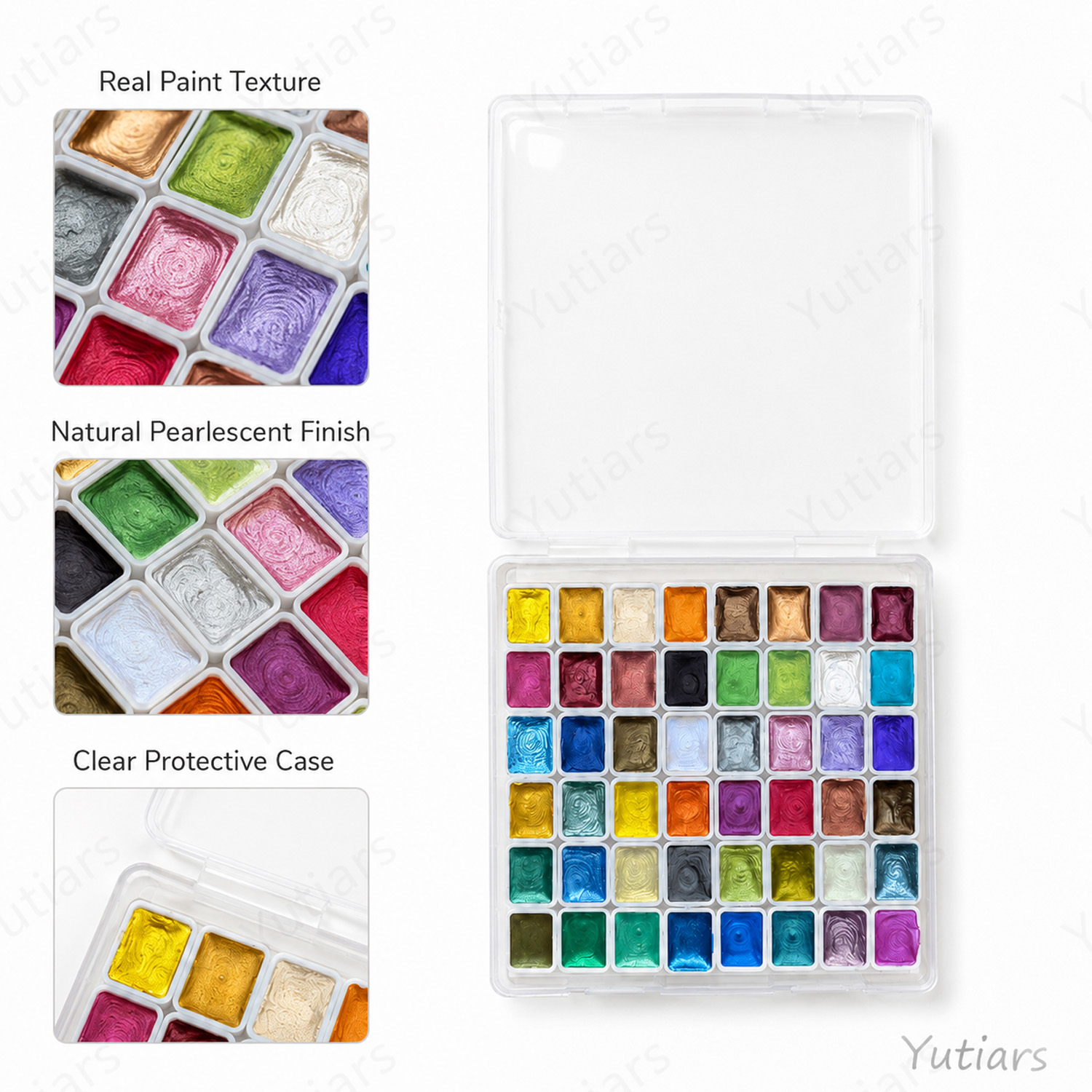 Zestaw 48 kolorów perłowych fa – Metallic Paint Set recenzja i cena
