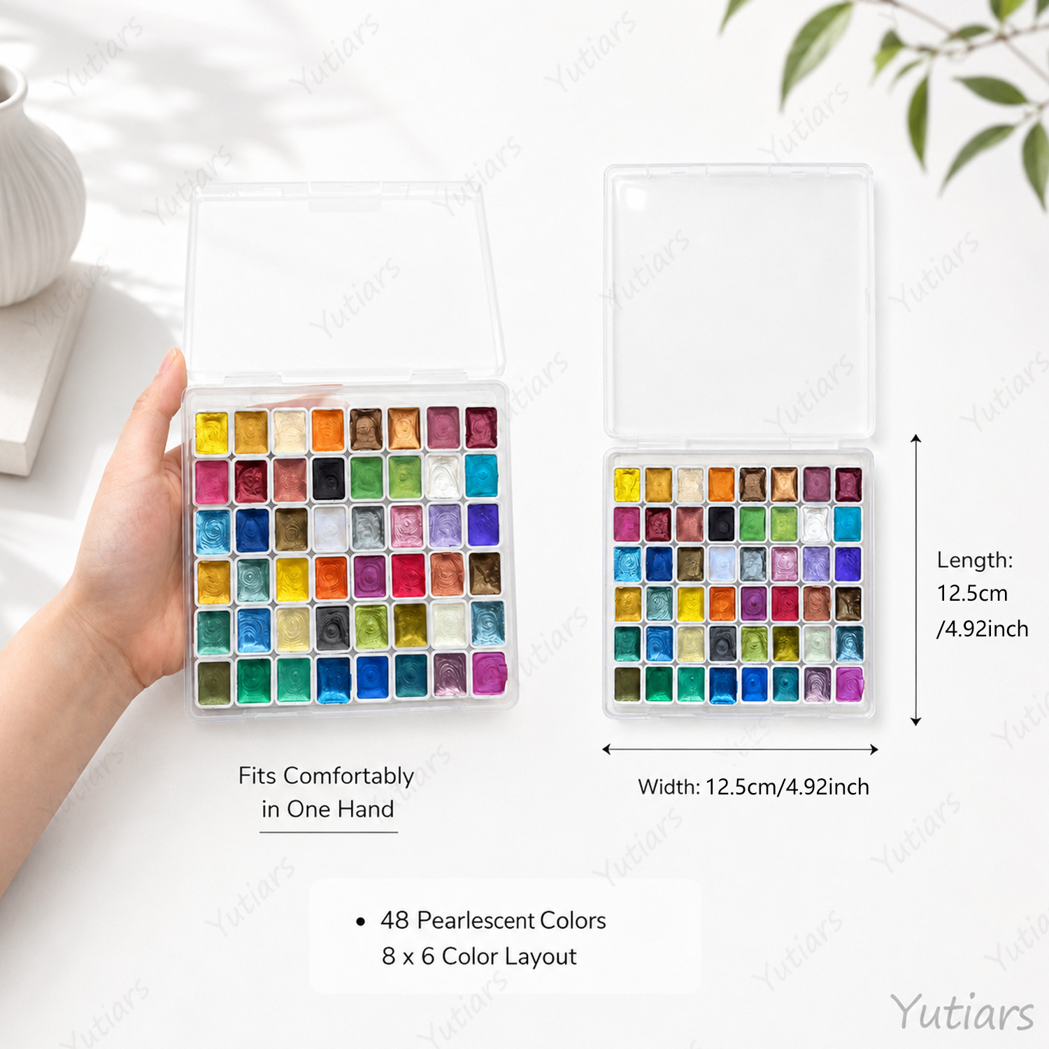 Zestaw 48 kolorów perłowych fa – Metallic Paint Set recenzja i cena