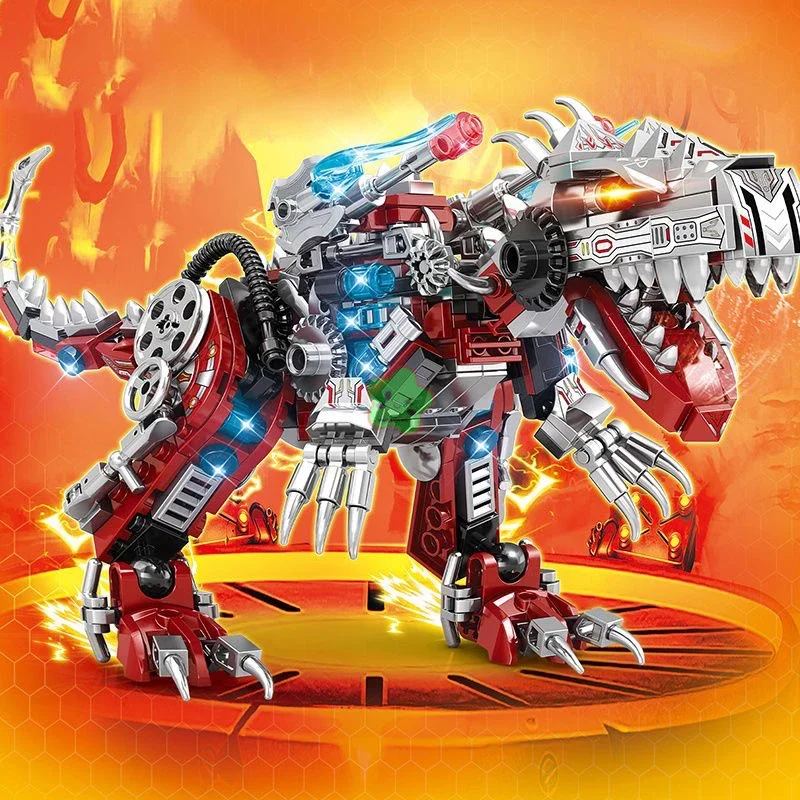 Klocki konstrukcyjne 2w1: Mech – Model Kit Dinosaur recenzja i cena