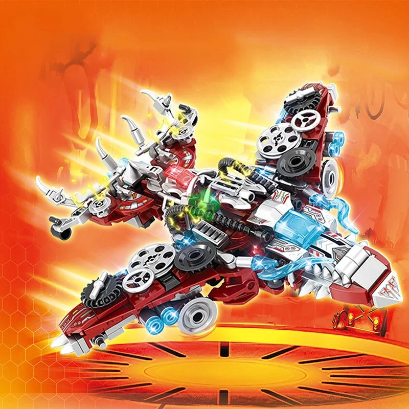 Klocki konstrukcyjne 2w1: Mech – Model Kit Dinosaur recenzja i cena