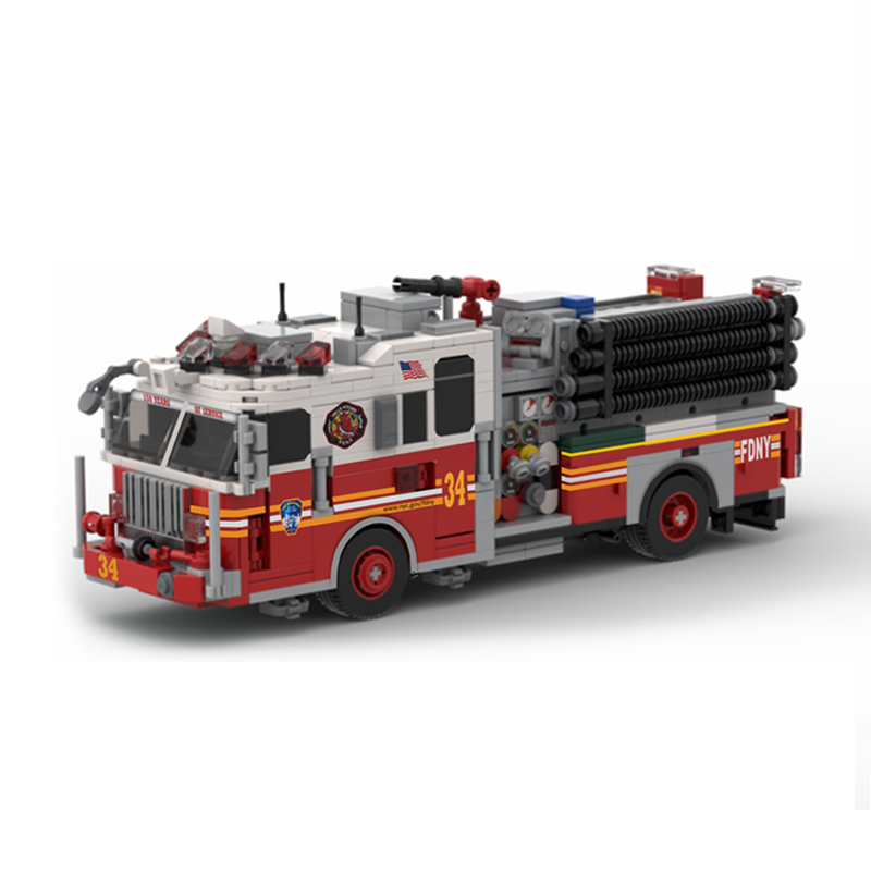Klocki konstrukcyjne MOC Straż – Model Kit Engine recenzja i cena