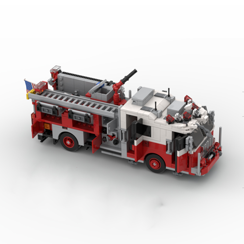 Klocki konstrukcyjne MOC Straż – Model Kit Engine recenzja i cena
